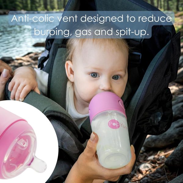 PopYum One-Handed Feeding Bottle for Breast Milk and Formula-3