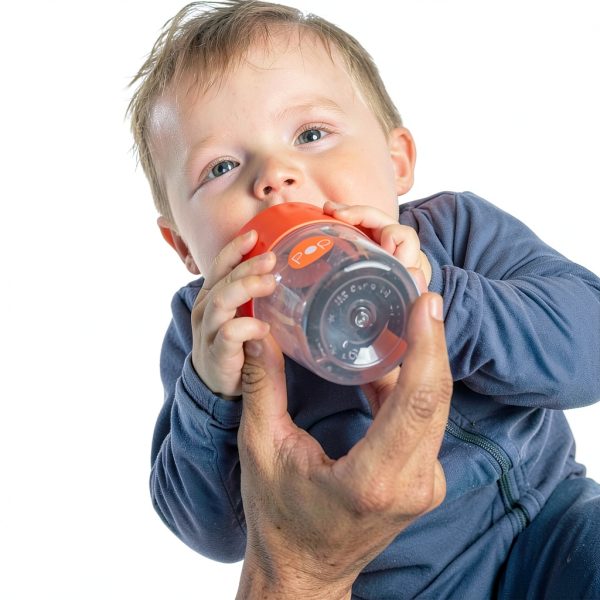 PopYum One Handed Feeding Bottle BPA Free-4