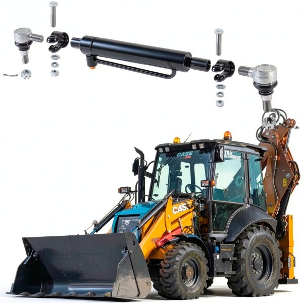 Bonbo Power Steering Cylinder for Case Backhoes-4