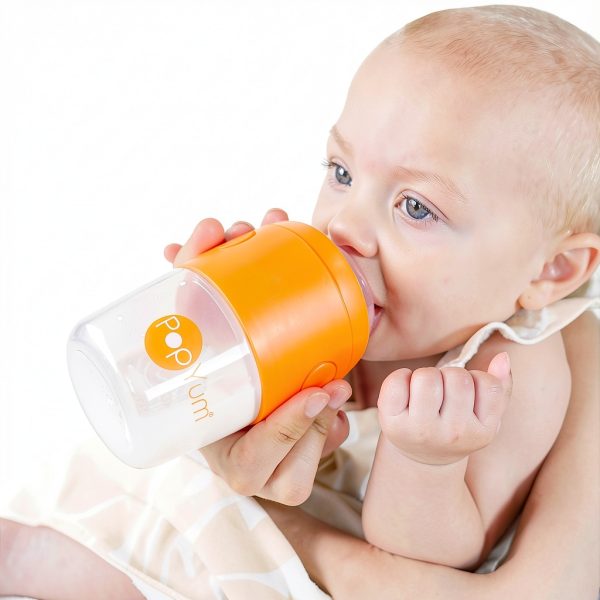 One Handed Baby Bottle PopYum Silicone Design-2