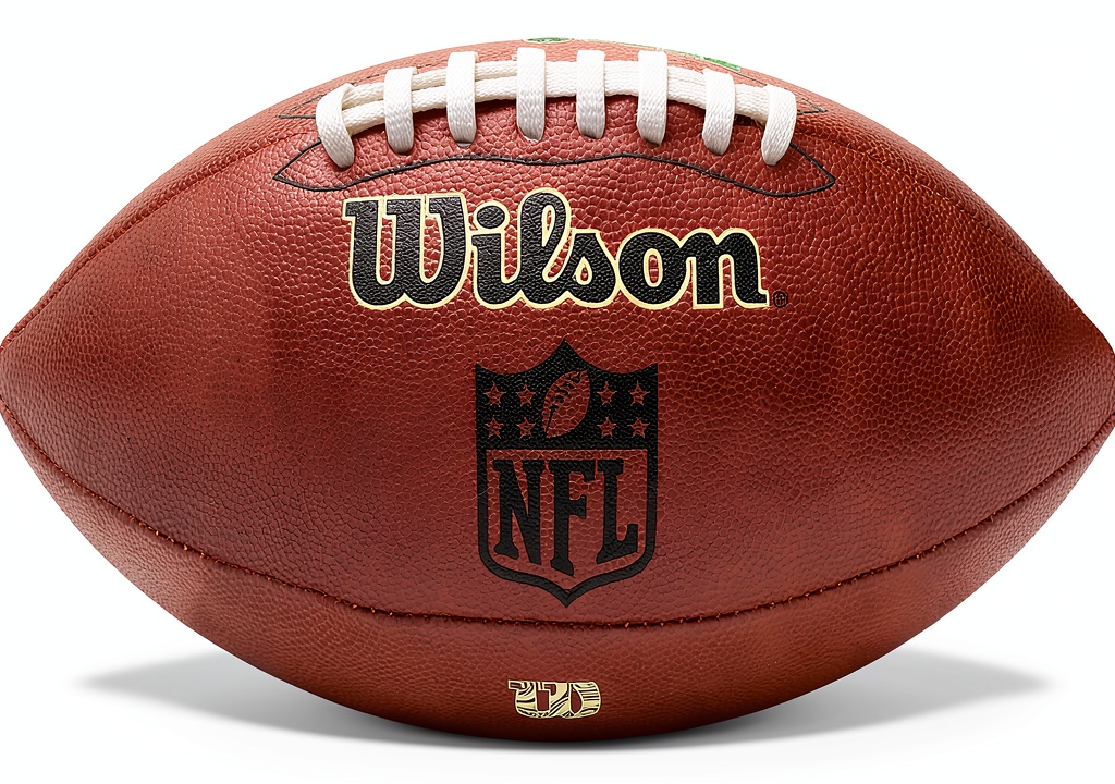 Junior player practicing throws with Wilson NFL Ignition football