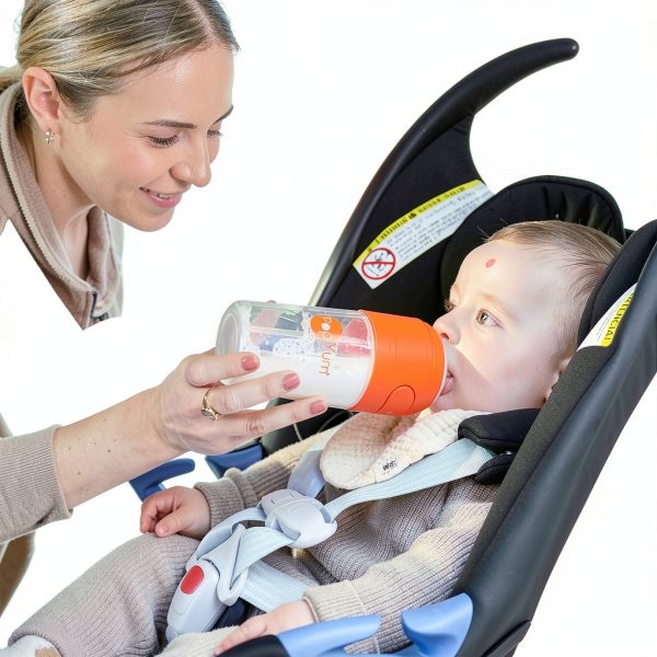 One Handed Baby Bottle PopYum Silicone Design-6