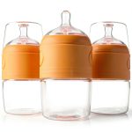 One Handed Baby Bottle PopYum Silicone Design-0