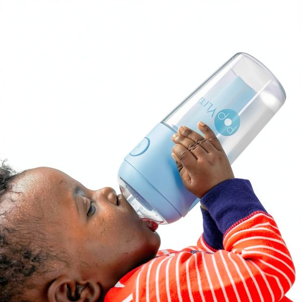 PopYum One Handed Feeding Bottle BPA Free-2