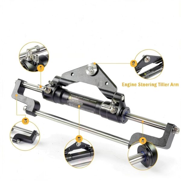 Hydraulic Steering Cylinder Camoo Steel Mount-3