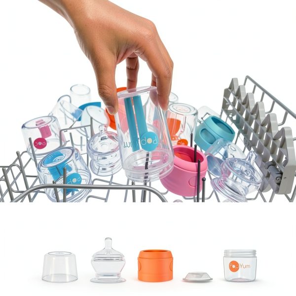 One Handed Baby Bottle PopYum Silicone Design-4