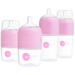 PopYum One-Handed Feeding Bottle for Breast Milk and Formula-0