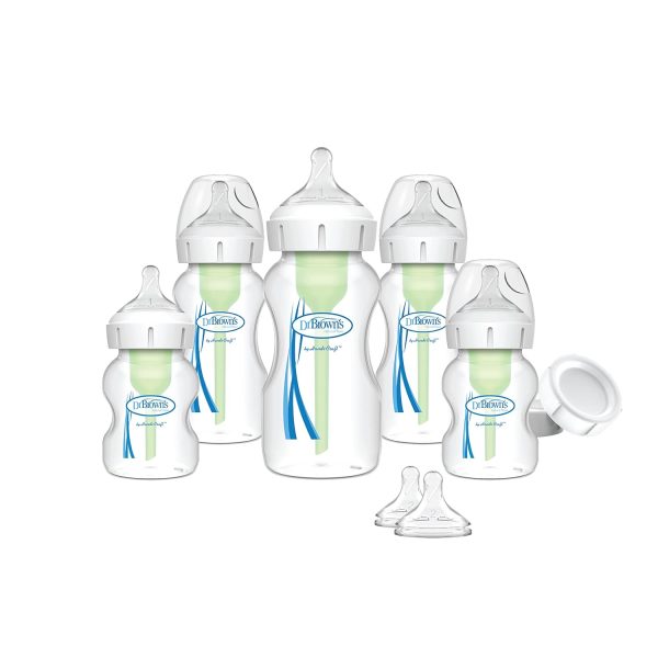 Dr. Brown's Anti-Colic Baby Bottles Unisex Plastic Silicone-0