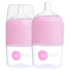 PopYum One-Handed Feeding Bottle BPA Free-0