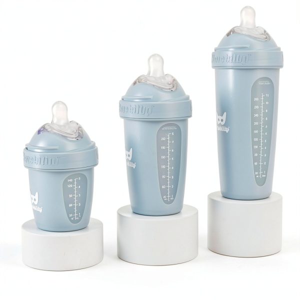 Herobility Anti-Colic Bottle Double Silicone 12oz-1