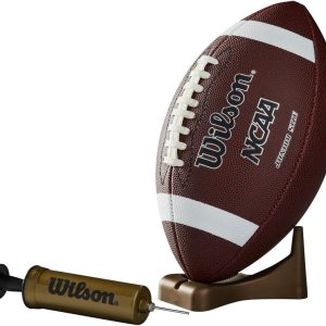 Wilson Junior Football Composite Brown NCAA-0
