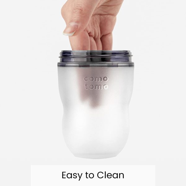 Green Silicone Baby Bottles Unisex Double Pack-4