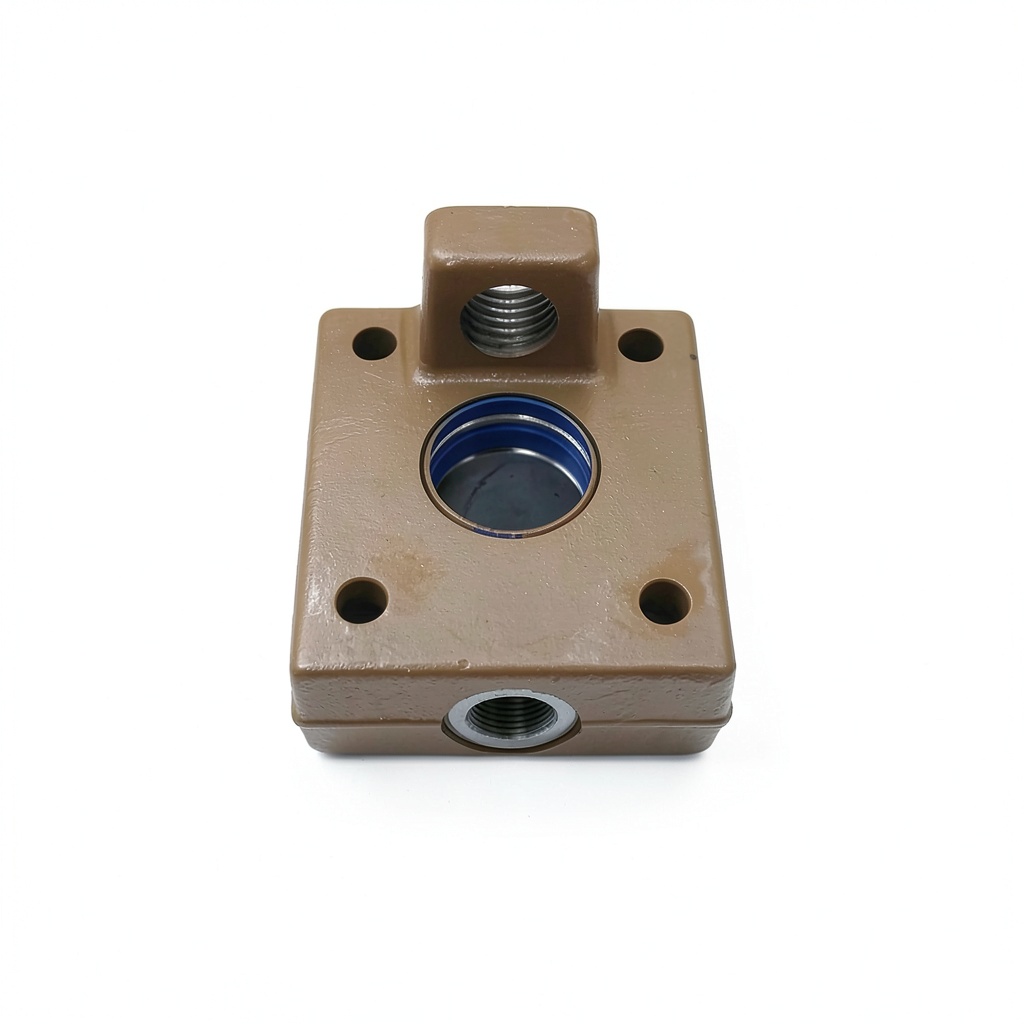 Aftermarket power steering cylinder end cap replacement for Case models