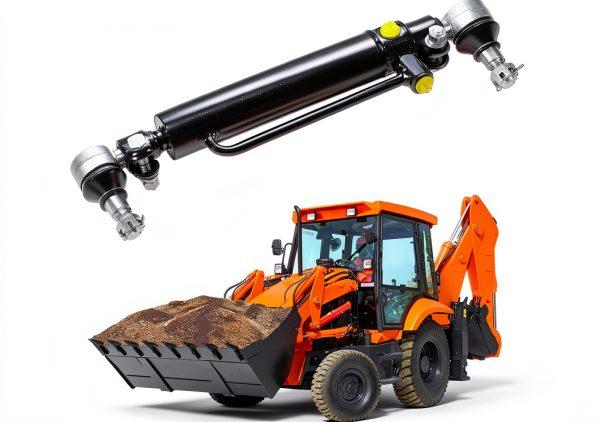 Bonbo Power Steering Cylinder for Case Backhoes-0