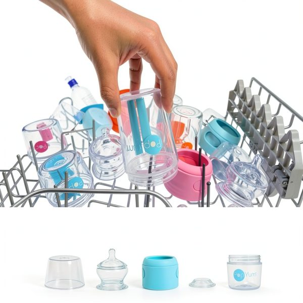 PopYum One Handed Feeding Bottle BPA Free-5