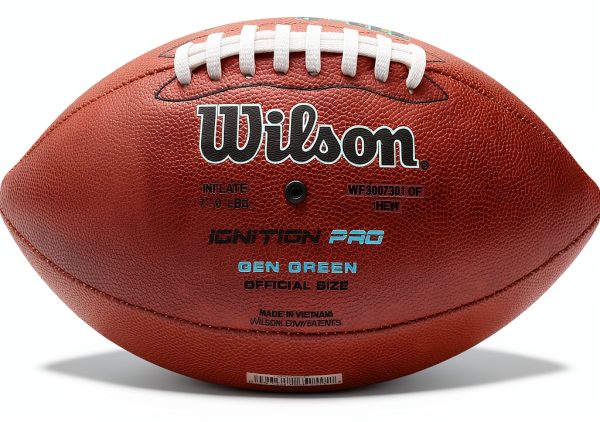 Wilson NFL Ignition Junior Football Brown Leather-1
