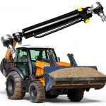 Power Steering Cylinder Bonbo for Case Backhoes-0
