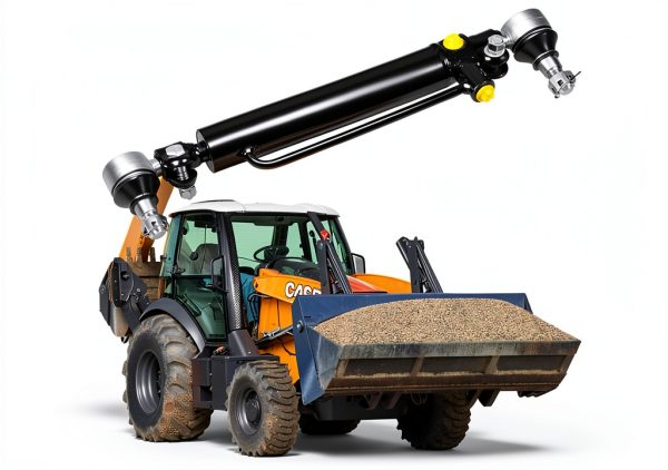 Power Steering Cylinder Bonbo for Case Backhoes-0