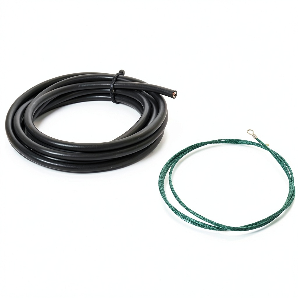 Installing Fill‑Rite 1200R9067 Automotive Battery Jumper Cables on a wooden garage floor
