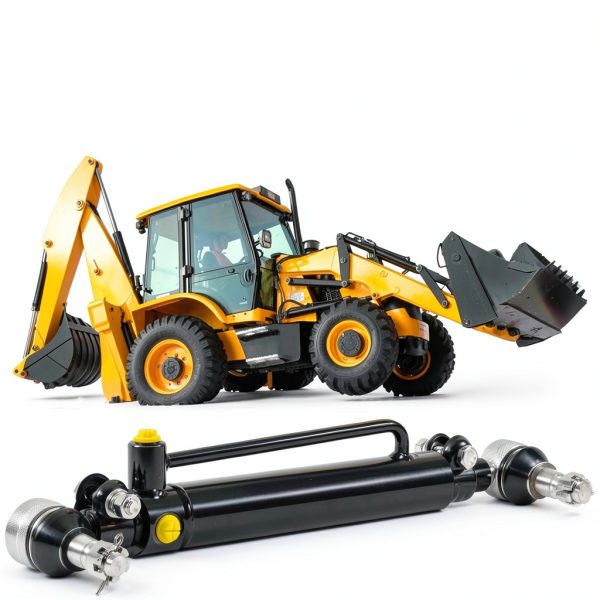 Power Steering Cylinder Bonbo for Case Backhoes-2