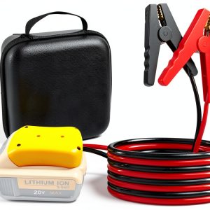 Beleeb Jumper Cables DW 5.9FT Adapter for Milwaukee M18 Batteries-0