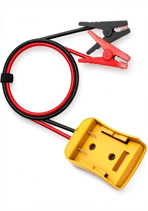 Pxm&MM Heavy Duty Jump Starter Cable 8AWG Silicone Battery Adapter-0