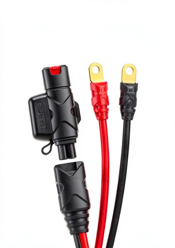 NOCO GBC007 Silicone Jump Starter Cable 10A 12V M6 Eyelet 18.5in Flex-3