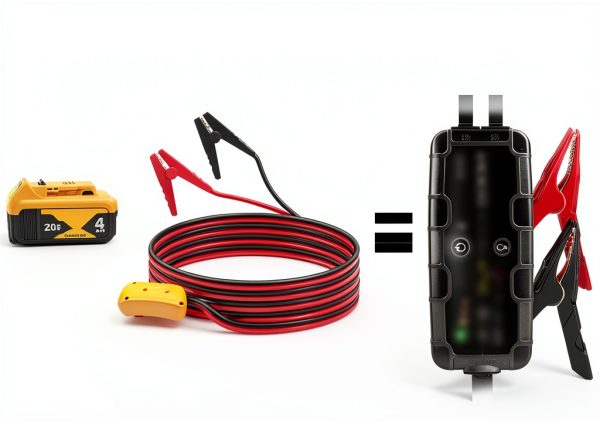 Beleeb Jumper Cables DW 5.9FT Adapter for Milwaukee M18 Batteries-1