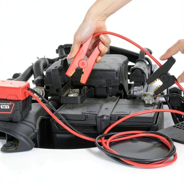 Beleeb Jumper Cables DW 5.9FT Adapter for Milwaukee M18 Batteries-5