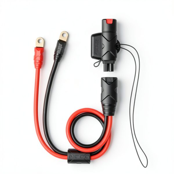 NOCO GBC007 Silicone Jump Starter Cable 10A 12V M6 Eyelet 18.5in Flex-5