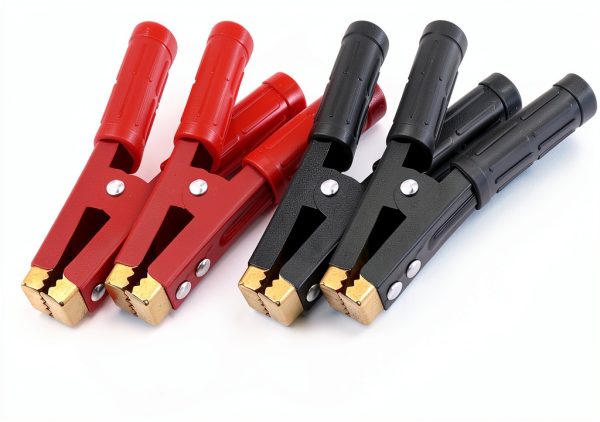 Saihisday 1000A Battery Jumper Cable Clamps Polished Iron with Copper-3