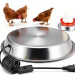 12 Inch Chicken Water Heater Base Gstream 5 Gallon Drinkers Thermostat-0