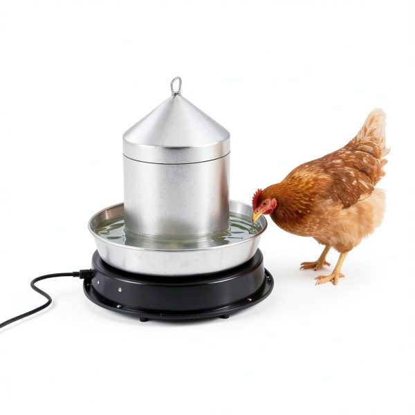 Chicken Water Heater Eggluuz 110W Heated Base for Winter Waterer-2