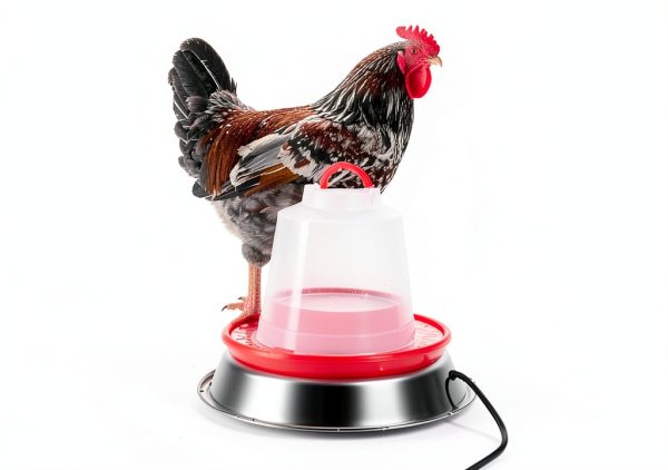 12 Inch Chicken Water Heater Base Gstream 5 Gallon Drinkers Thermostat-3