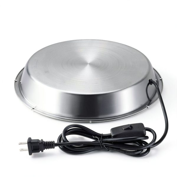 12 Inch Chicken Water Heater Base Gstream 5 Gallon Drinkers Thermostat-1