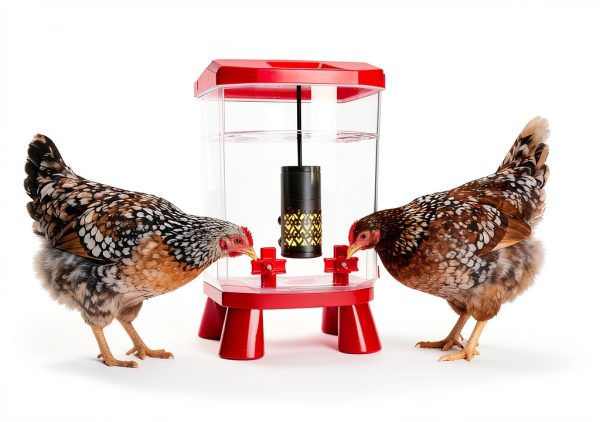 PTC Chicken Water Heater SolarCluck Waterer with LCD Display – Black-4