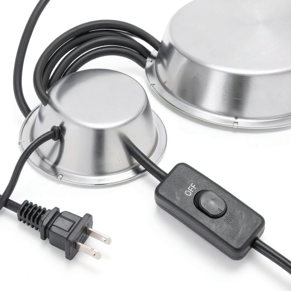 12 Inch Chicken Water Heater Base Gstream 5 Gallon Drinkers Thermostat-2