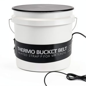 Chicken Water Heater WORLEYX 50W Bucket Belt for 3-5 Gallon Buckets-0