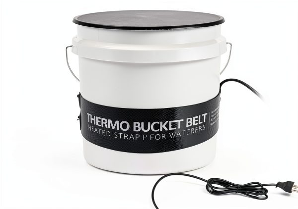 Chicken Water Heater WORLEYX 50W Bucket Belt for 3-5 Gallon Buckets-0