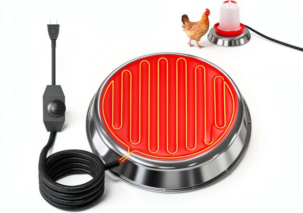 Chicken Water Heater 14in Base 48W Steel Cable Zhengzhou-0