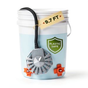 500W Chicken Water Heater Sprigrown Submersible 5‑Gallon Bucket Deicer-0