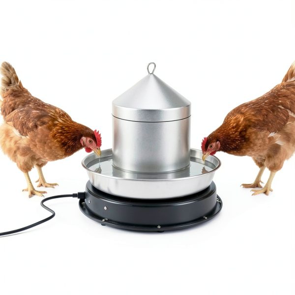 Chicken Waterer Heater Eggluuz 125W Base with Thermostat Winter-1